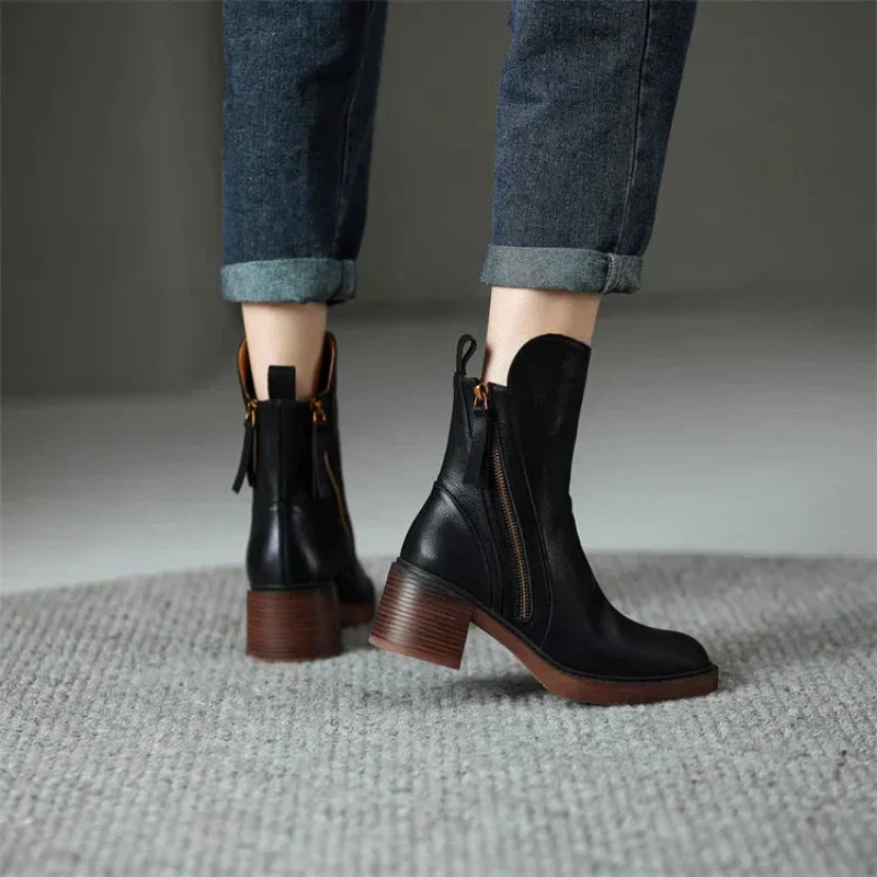Stiefelette Mit Reißverschluss - Lea