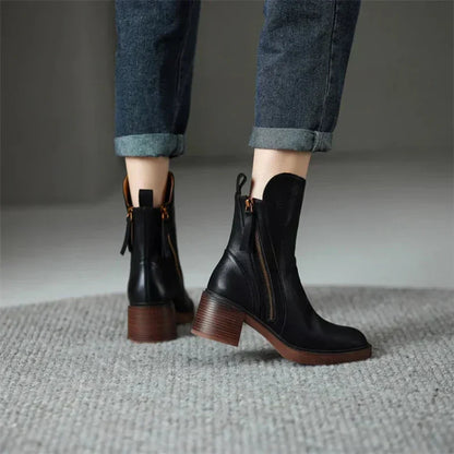 Stiefelette Mit Reißverschluss - Lea