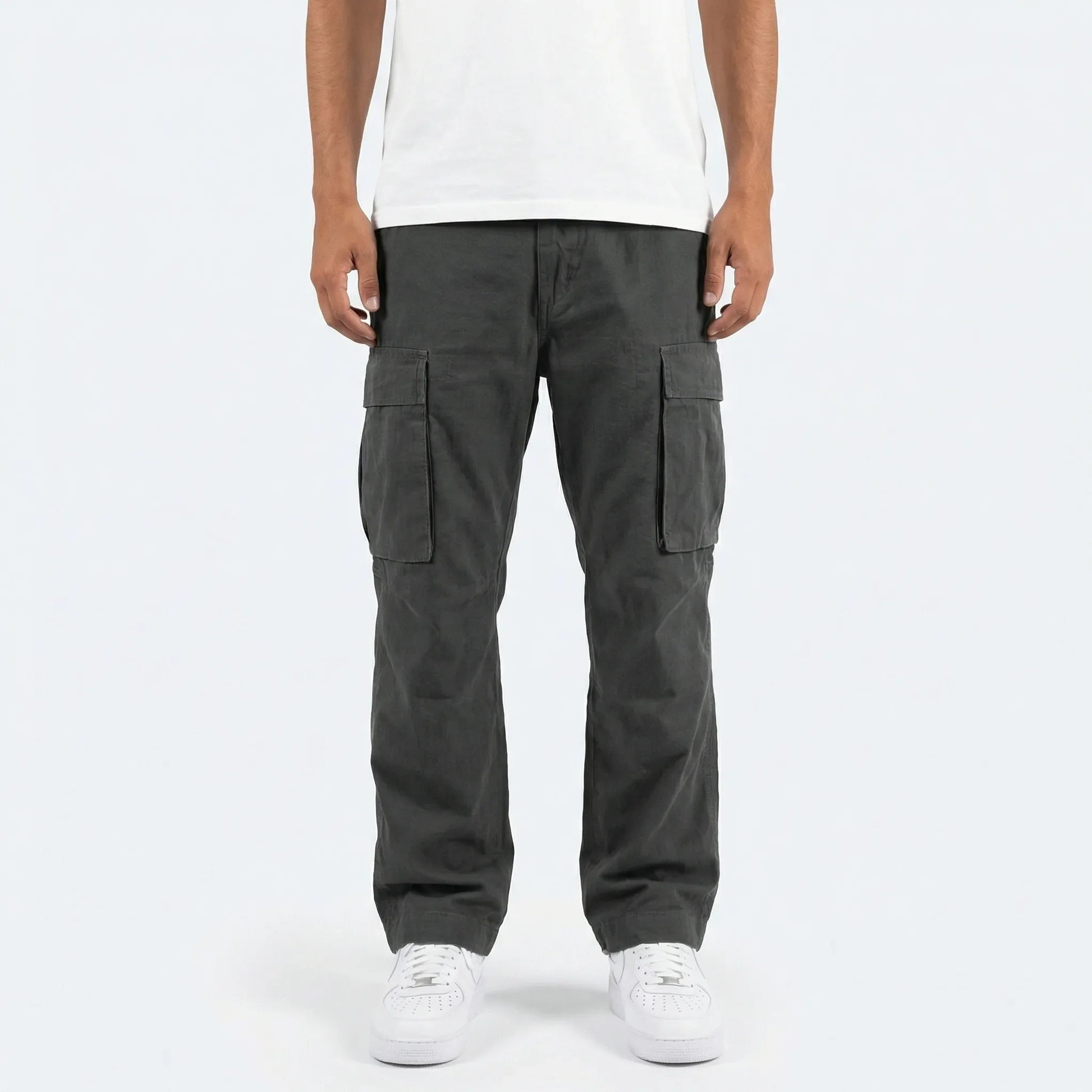 Straight-Leg Men's Cargo Trousers - Kian