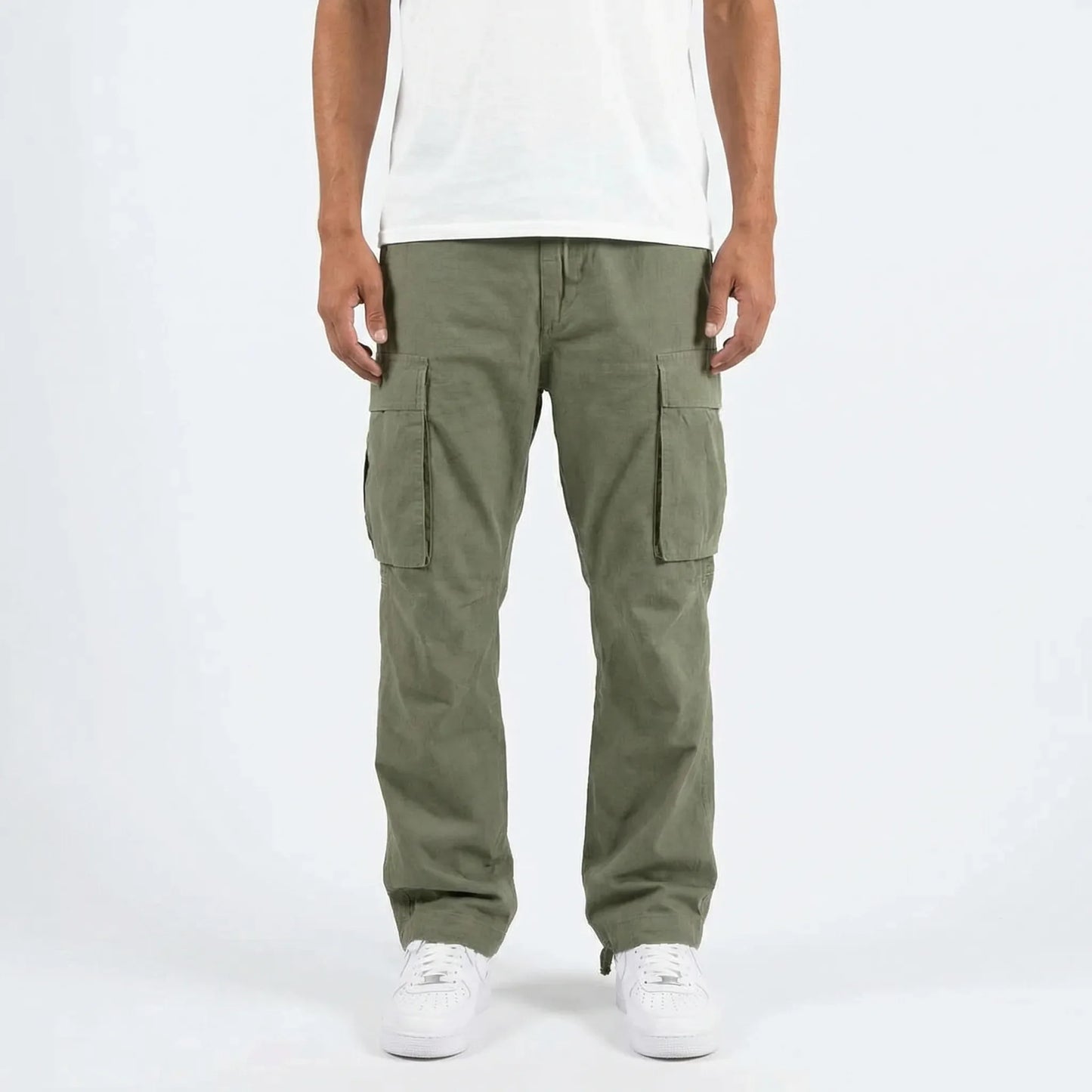 Straight-Leg Men's Cargo Trousers - Kian