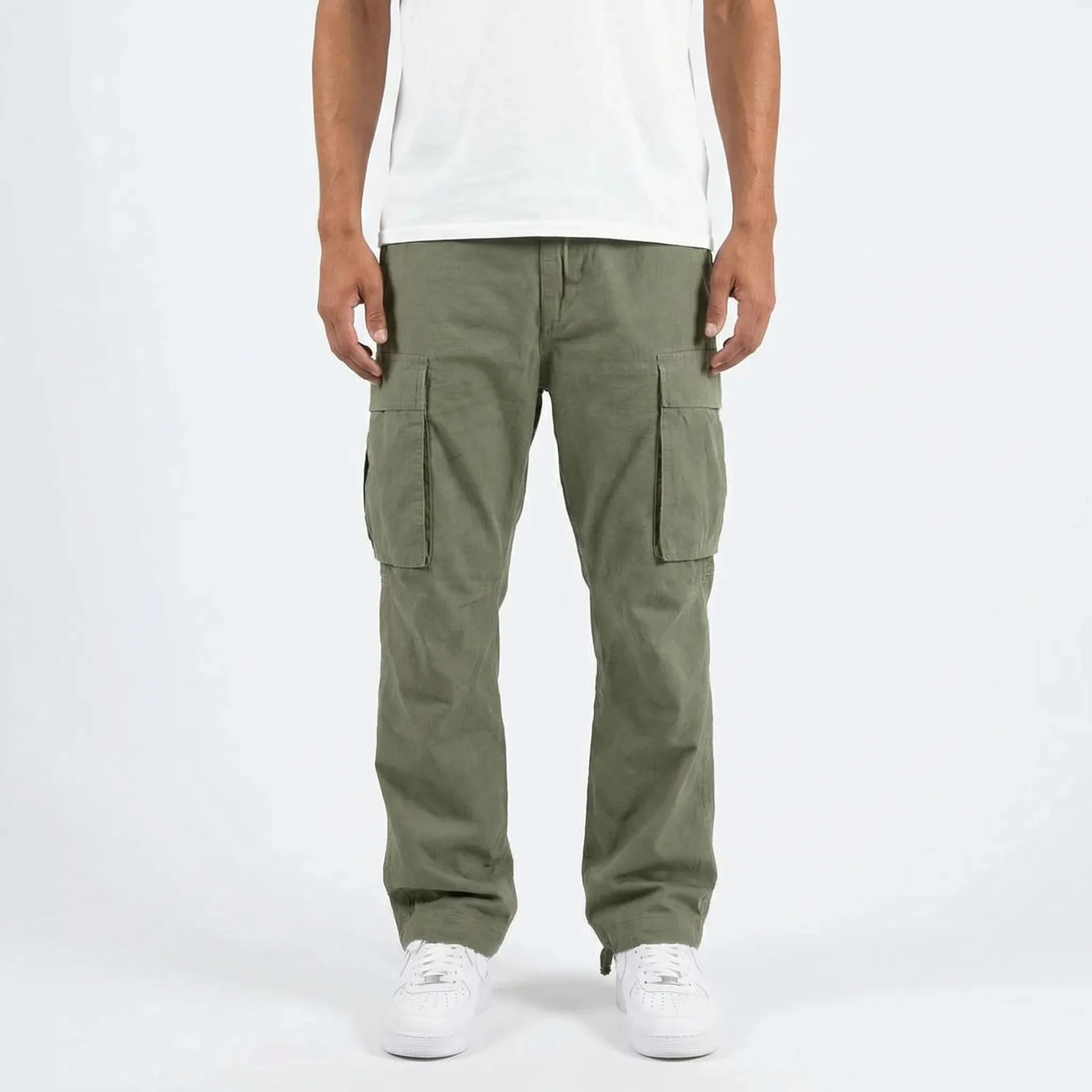 Straight-Leg Men's Cargo Trousers - Kian
