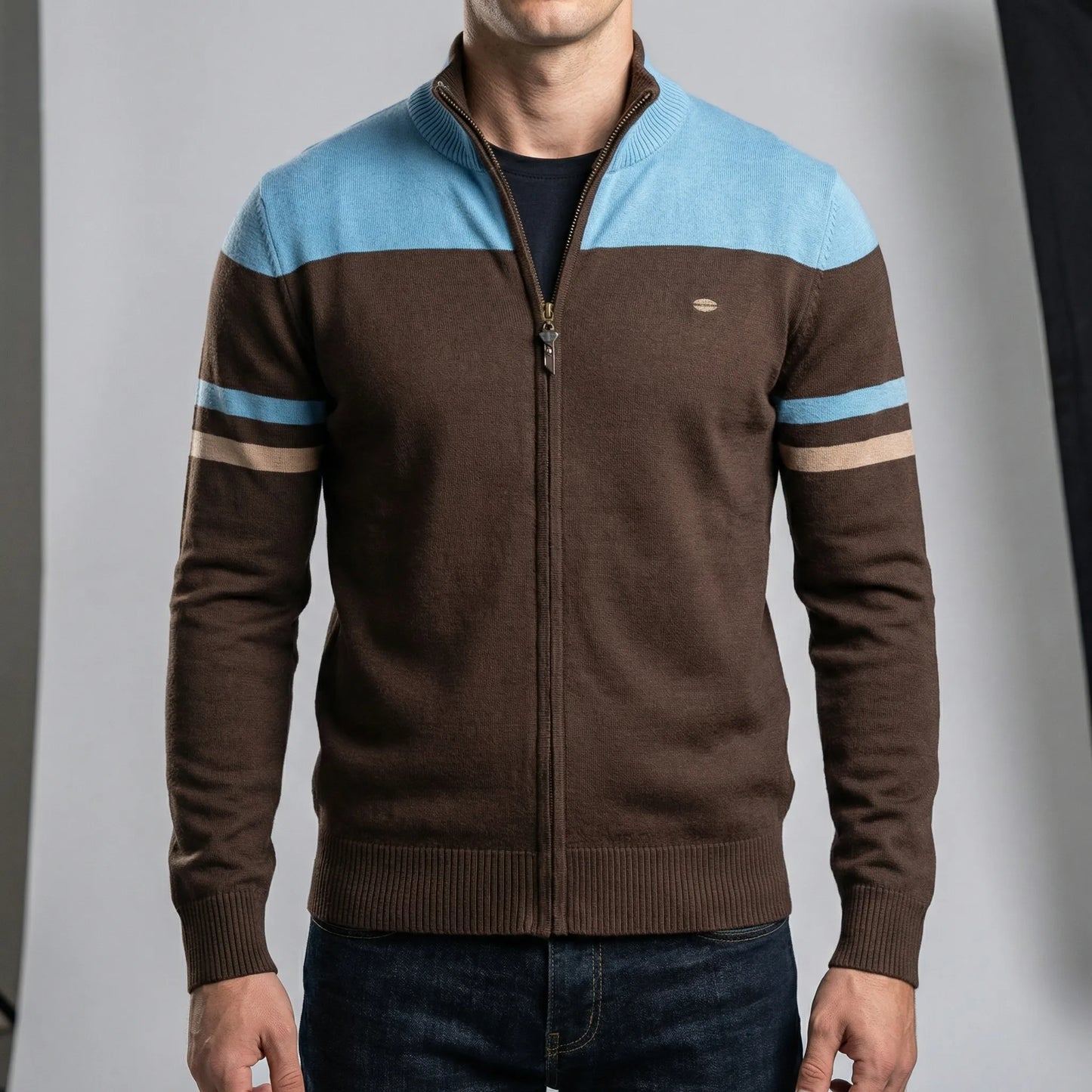 Striped Shoulder Jacket - Ruben
