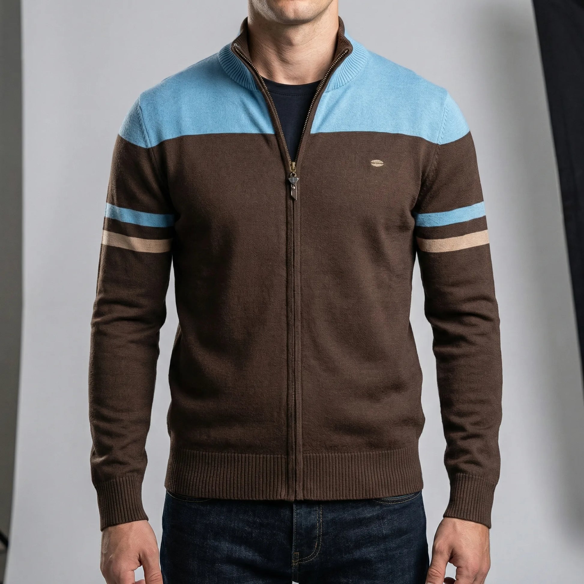 Striped Shoulder Jacket - Ruben