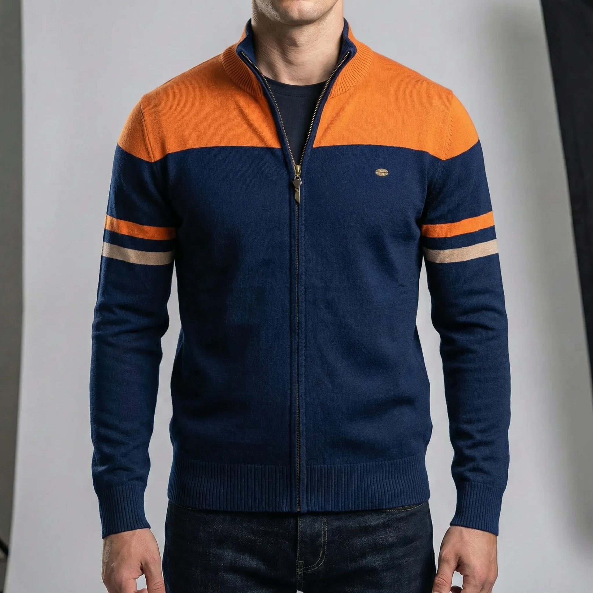 Striped Shoulder Jacket - Ruben