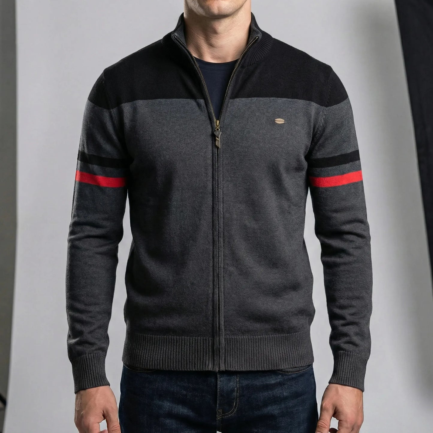Striped Shoulder Jacket - Ruben