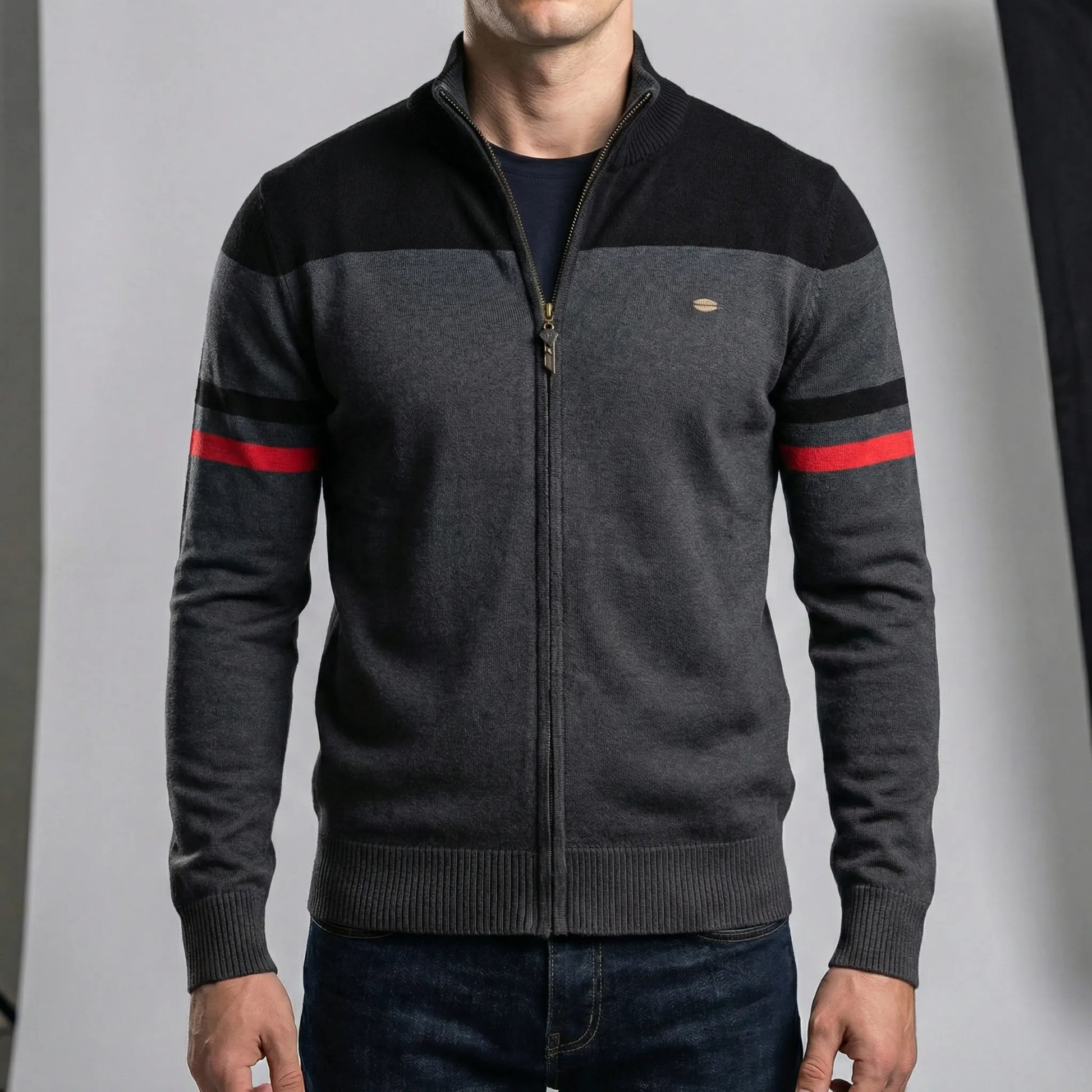 Striped Shoulder Jacket - Ruben