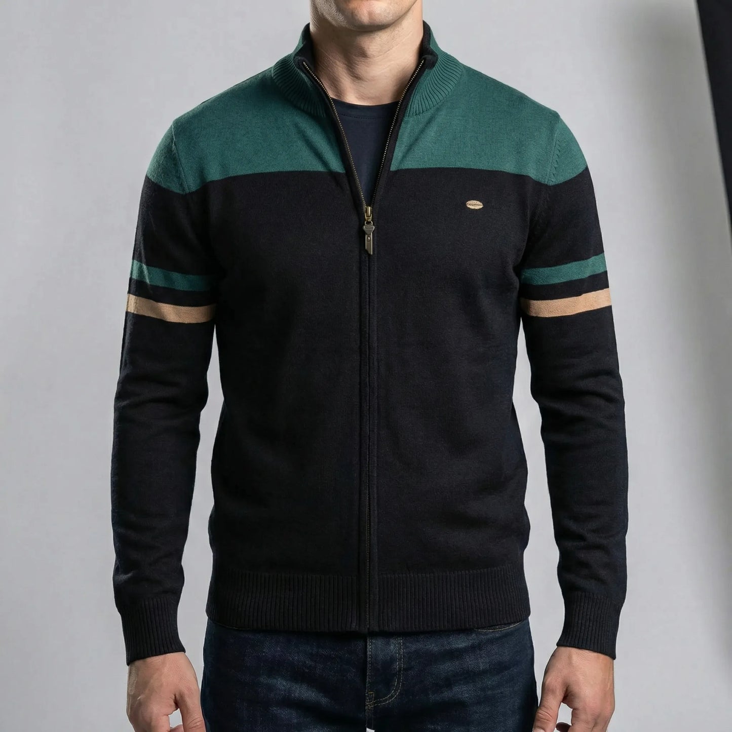 Striped Shoulder Jacket - Ruben