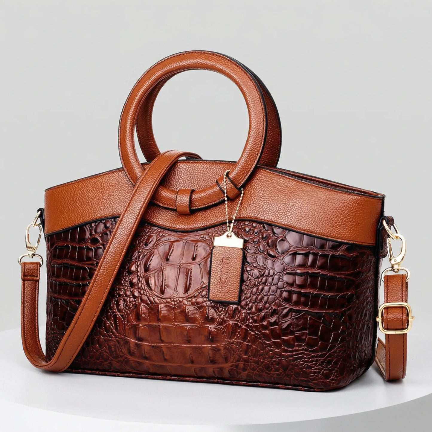 Structured Handbag With Handles - Hannah