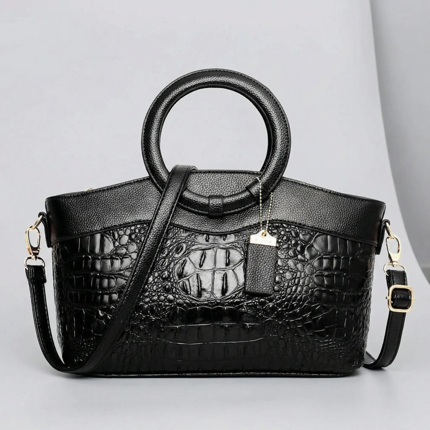 Structured Handbag With Handles - Hannah