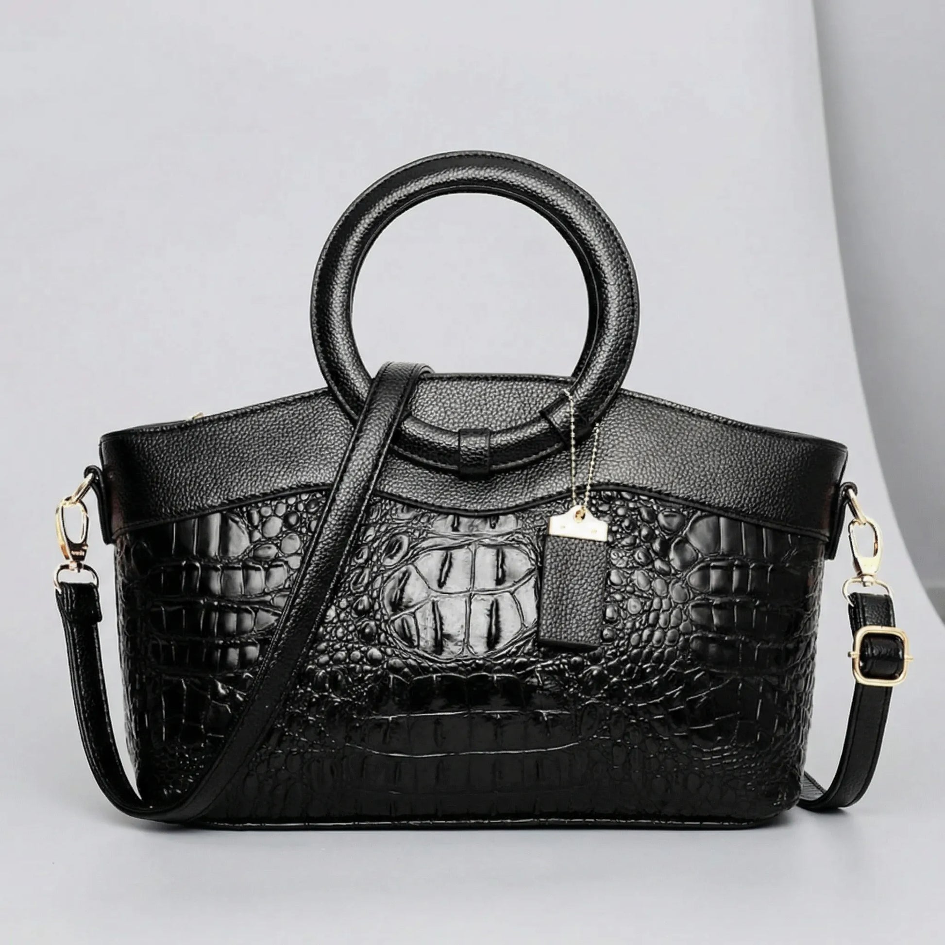 Structured Handbag With Handles - Hannah