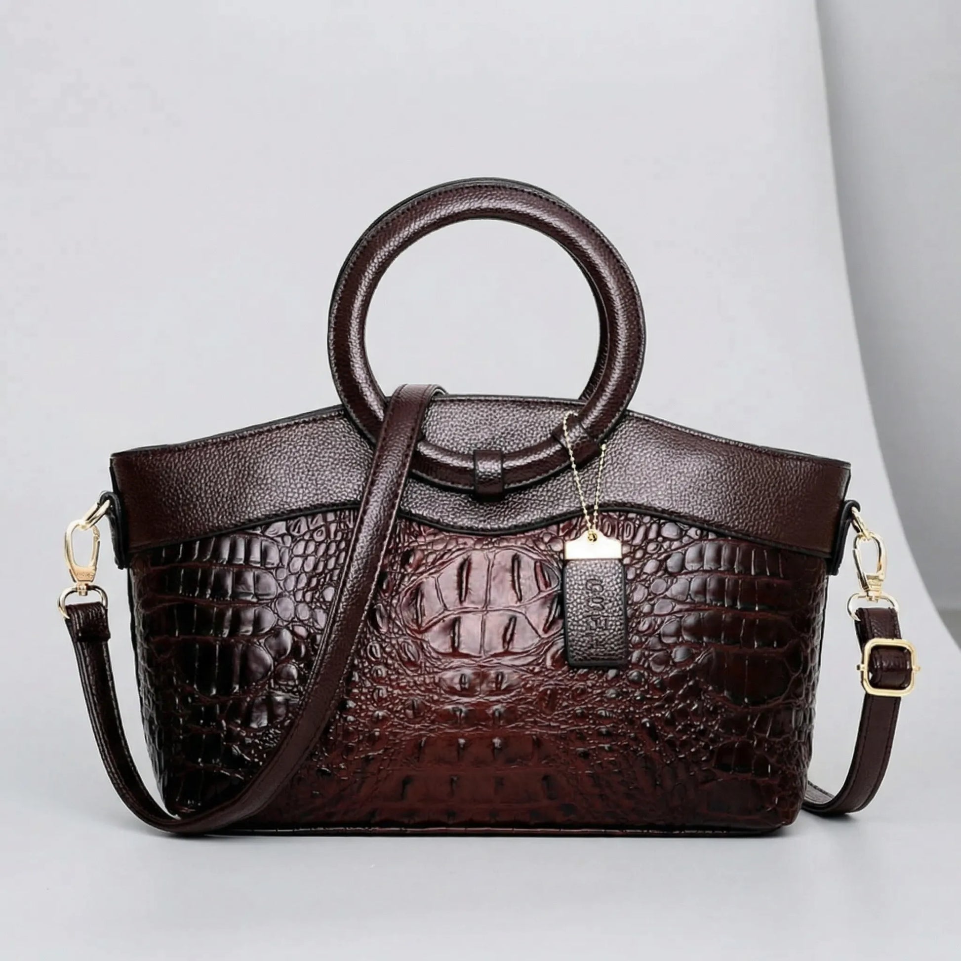 Structured Handbag With Handles - Hannah