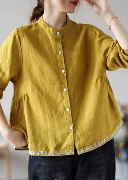 Ladies Embroidered Autumn Top – Yara