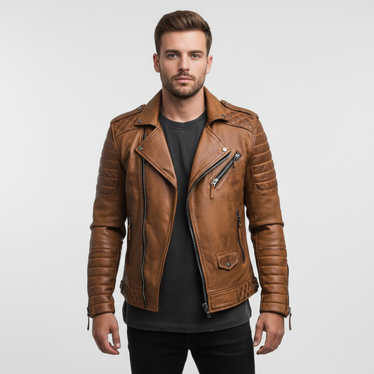 Stylishe Bikerjacke - Roman