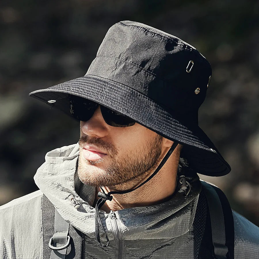 Men's summer bucket hat with UV protection – Bram