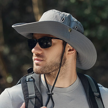 Men's summer bucket hat with UV protection – Bram