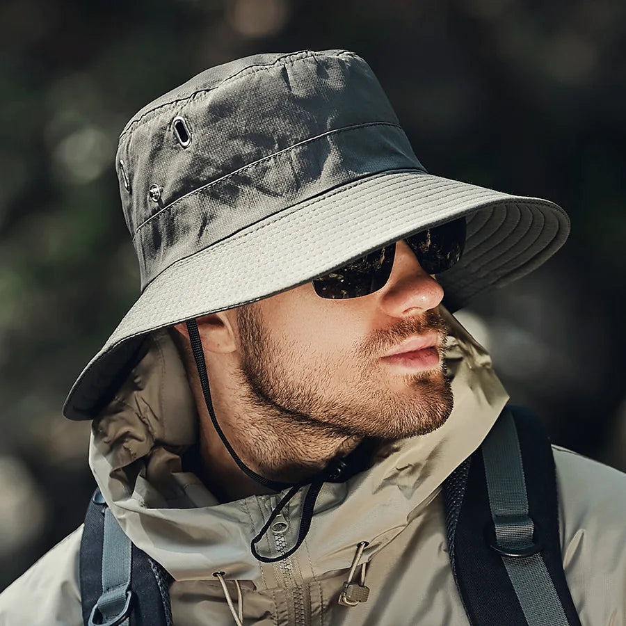 Men's summer bucket hat with UV protection – Bram
