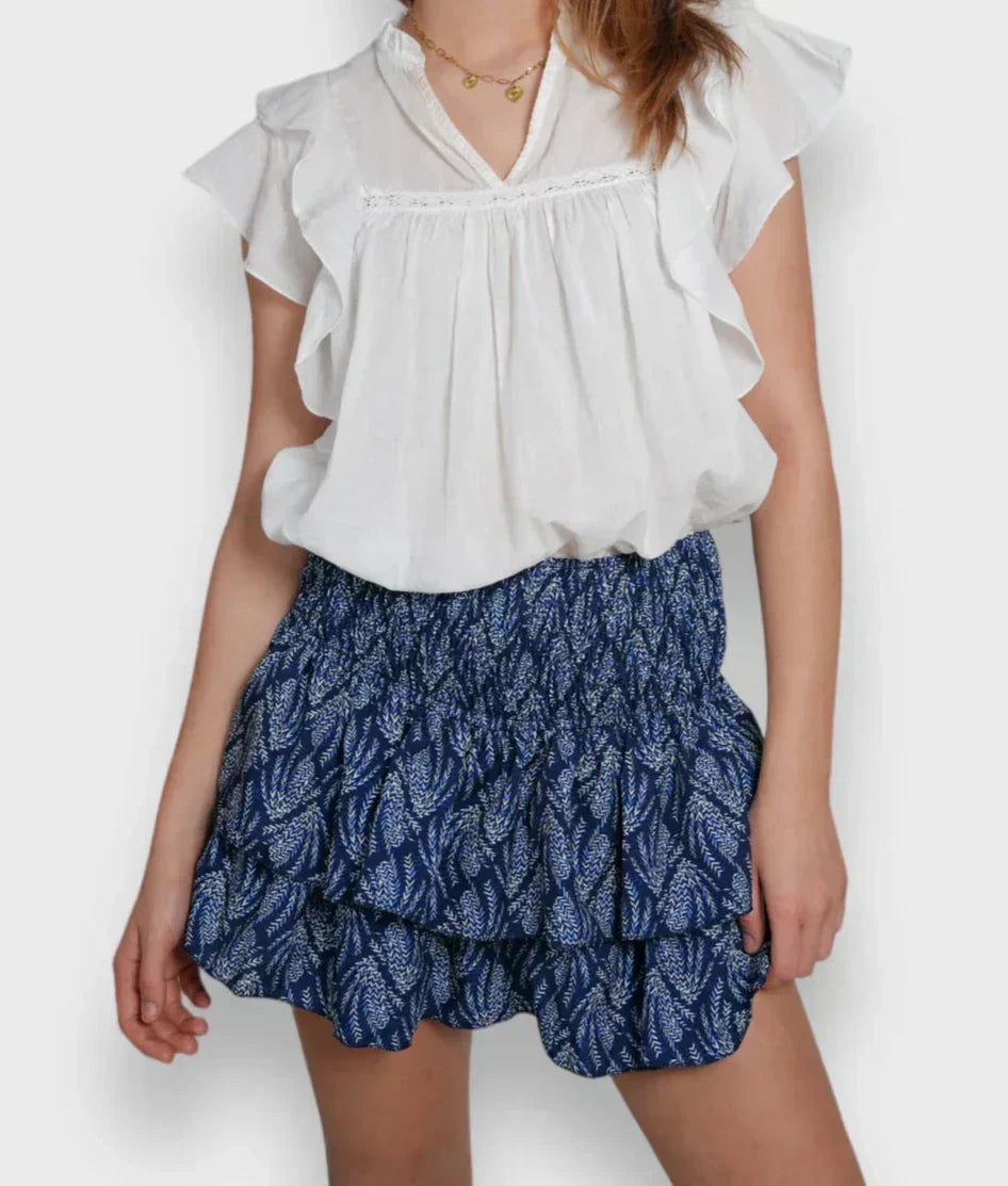 Summer Skirt With Frill Details - Stacey