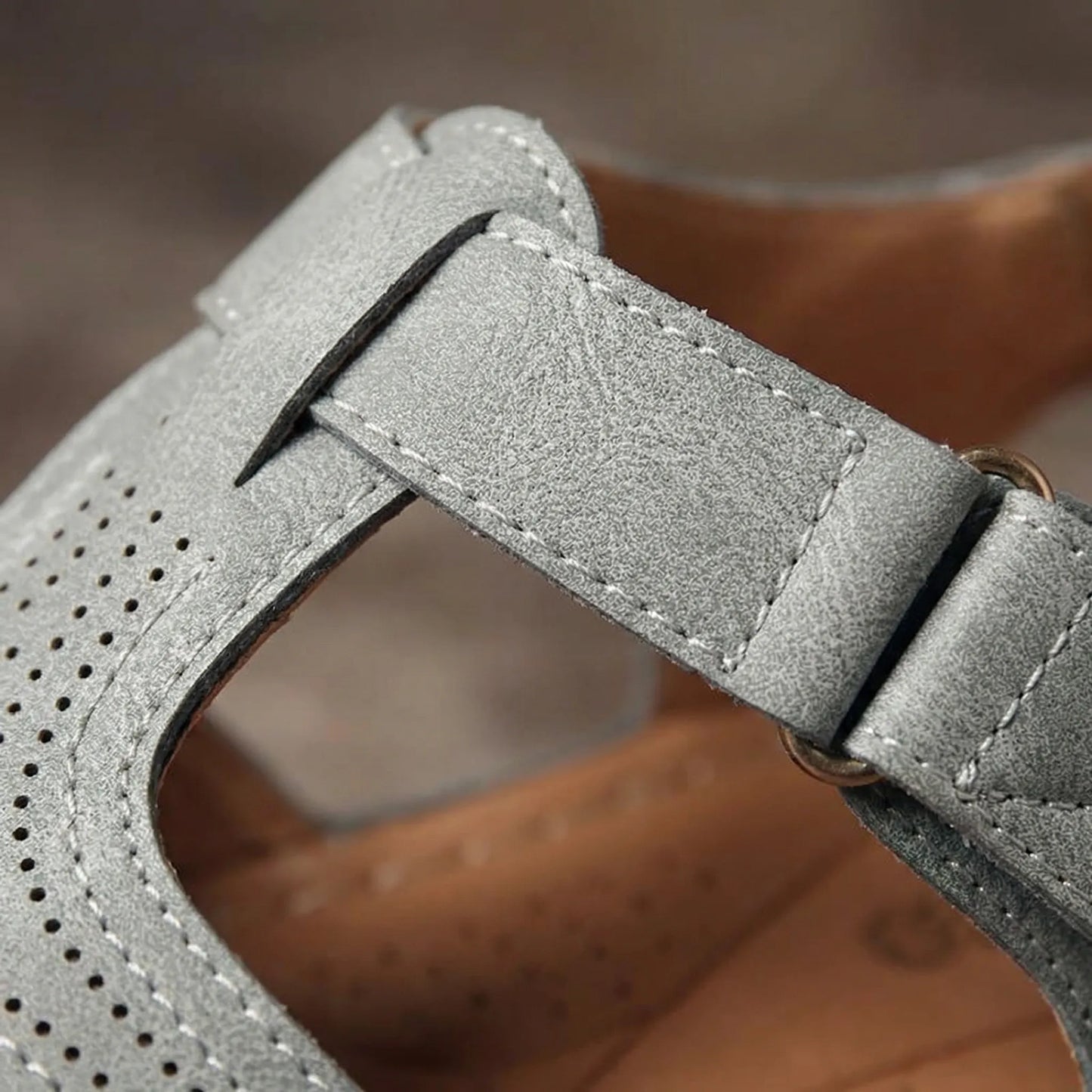 Supportive Closed-Toe Sandals - Marta