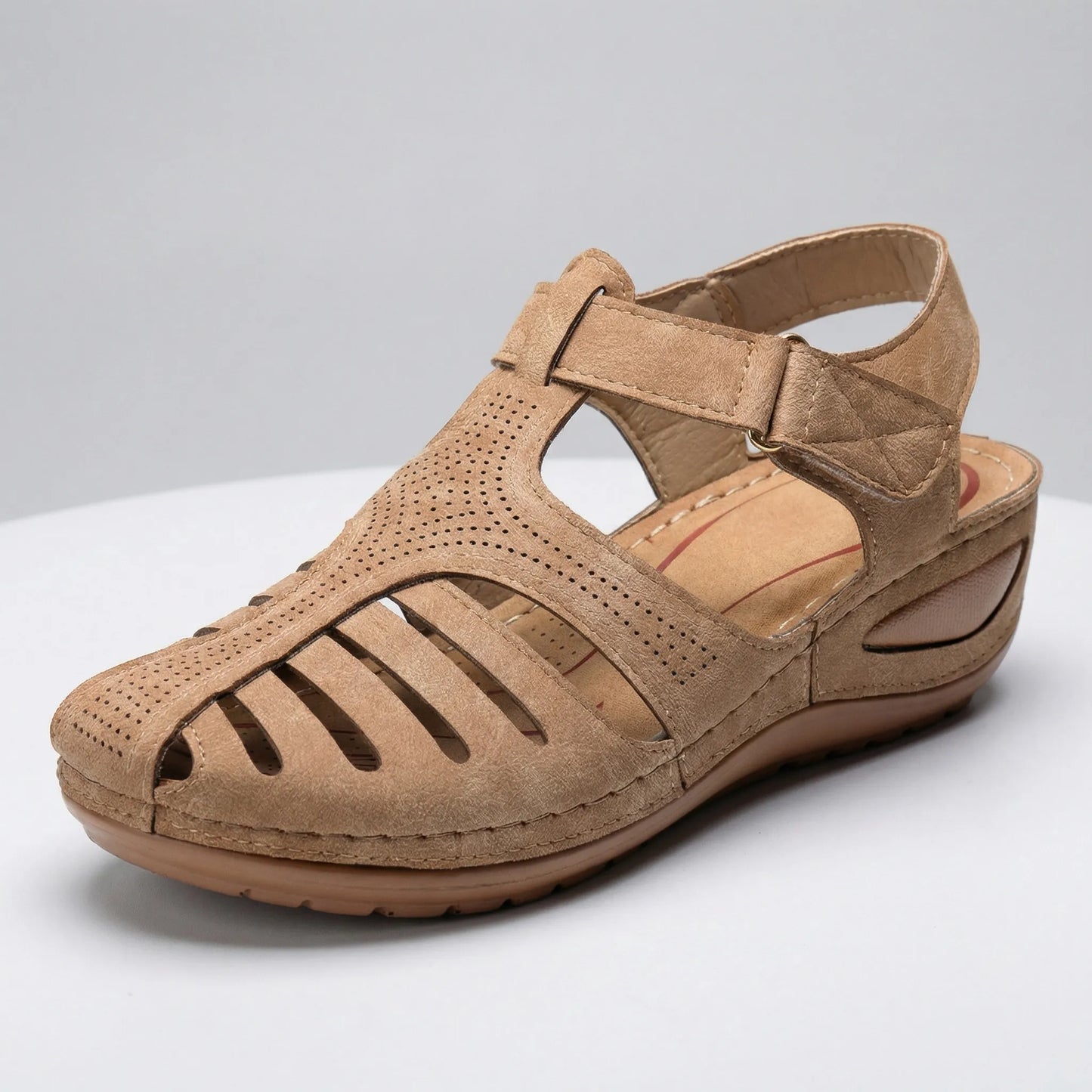 Supportive Closed-Toe Sandals - Marta