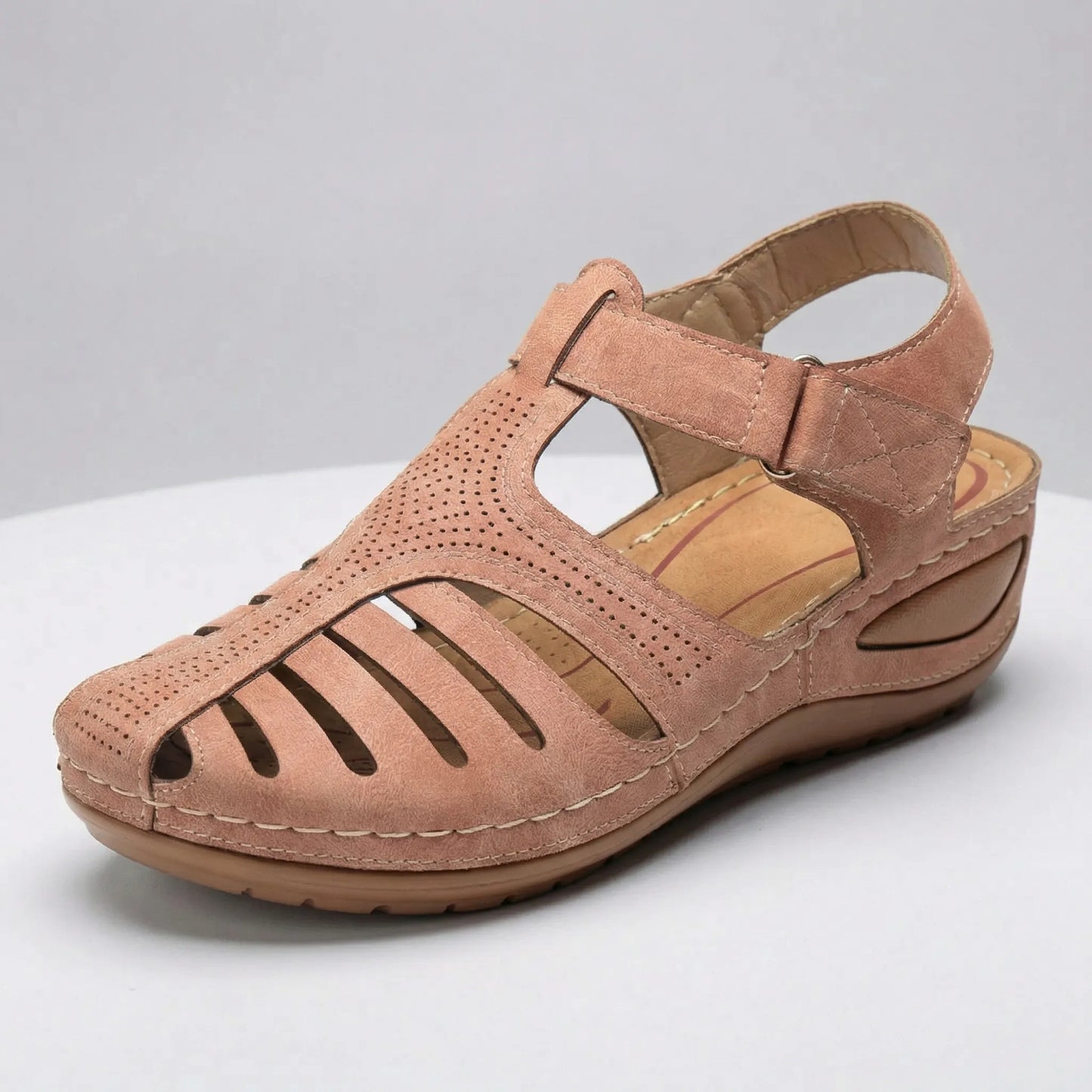 Supportive Closed-Toe Sandals - Marta