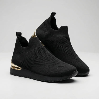 Supportive Knit Sock-Style Sneaker - Hazel