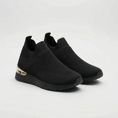 Supportive Knit Sock-Style Sneaker - Hazel