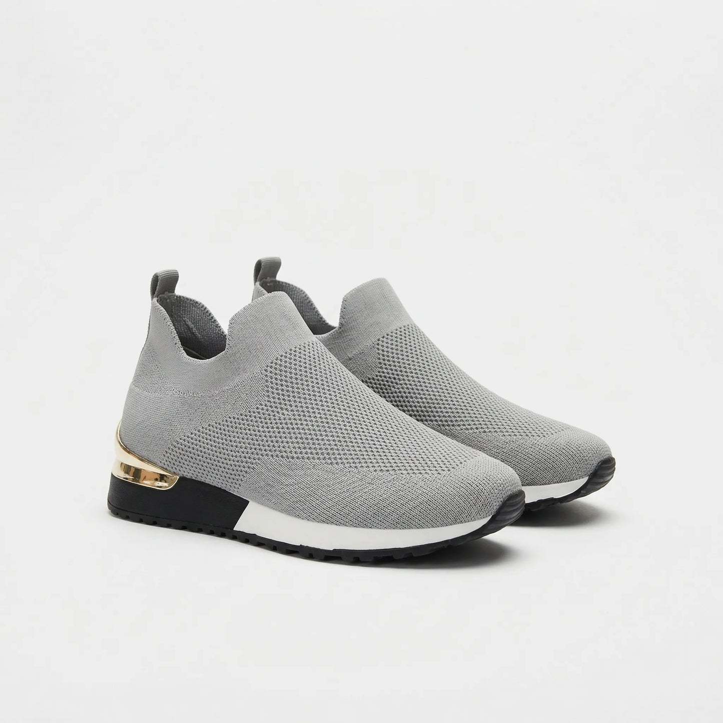 Supportive Knit Sock-Style Sneaker - Hazel