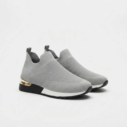 Supportive Knit Sock-Style Sneaker - Hazel