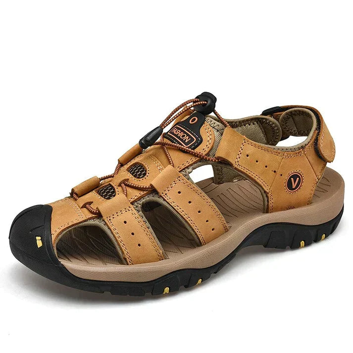 Supportive Men's Sandal With Open Toe Design - Shaun