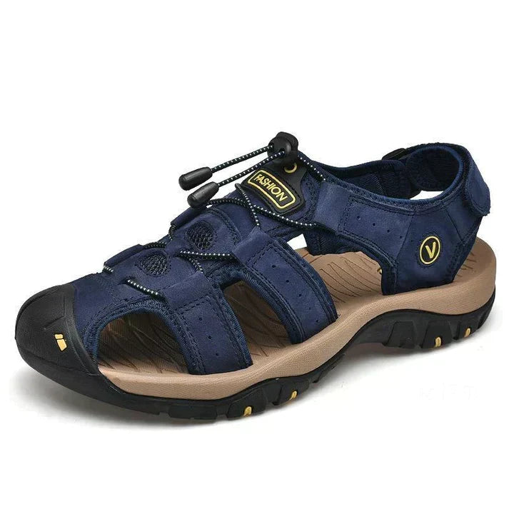 Supportive Men's Sandal With Open Toe Design - Shaun