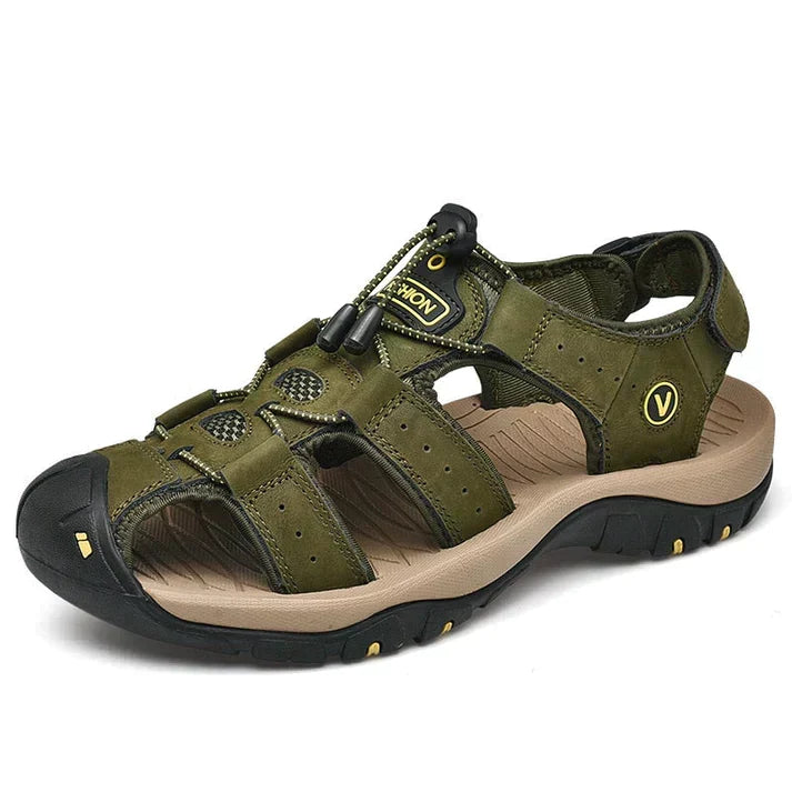 Supportive Men's Sandal With Open Toe Design - Shaun