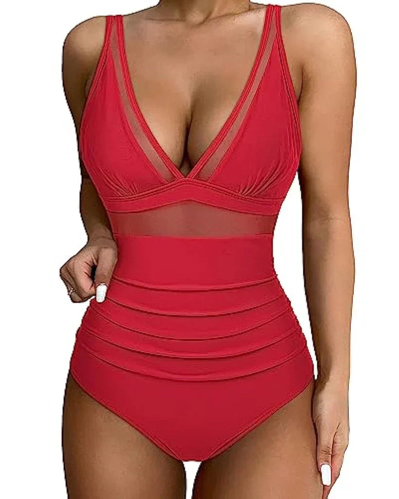 Swimsuit with adjustable straps and a flattering cut – Leona