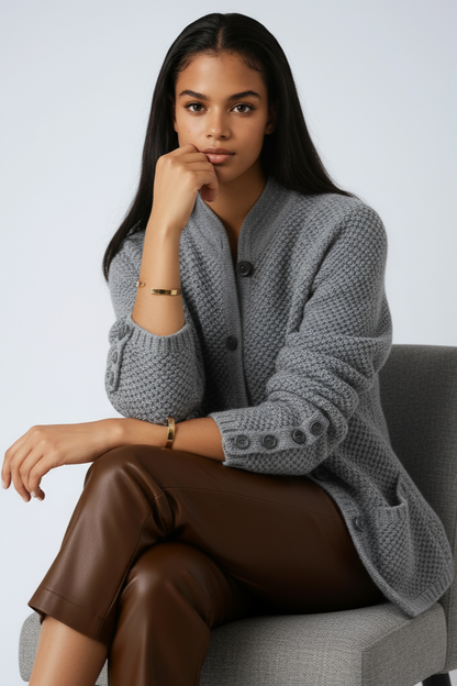 Taillierte Freizeitjacke Mit Taschen - Marlena