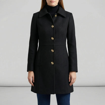 Tailored A-Line Coat - Cecile