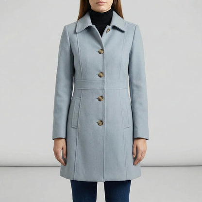 Tailored A-Line Coat - Cecile
