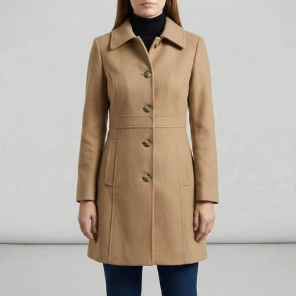 Tailored A-Line Coat - Cecile