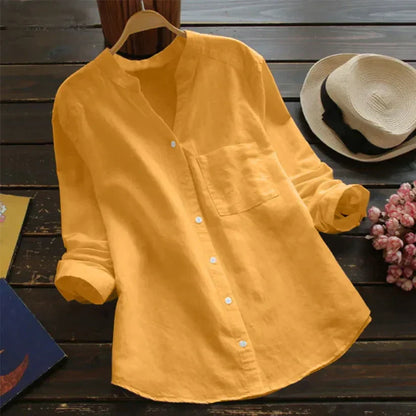 Tailored Button-Up Summer Shirt - Esther