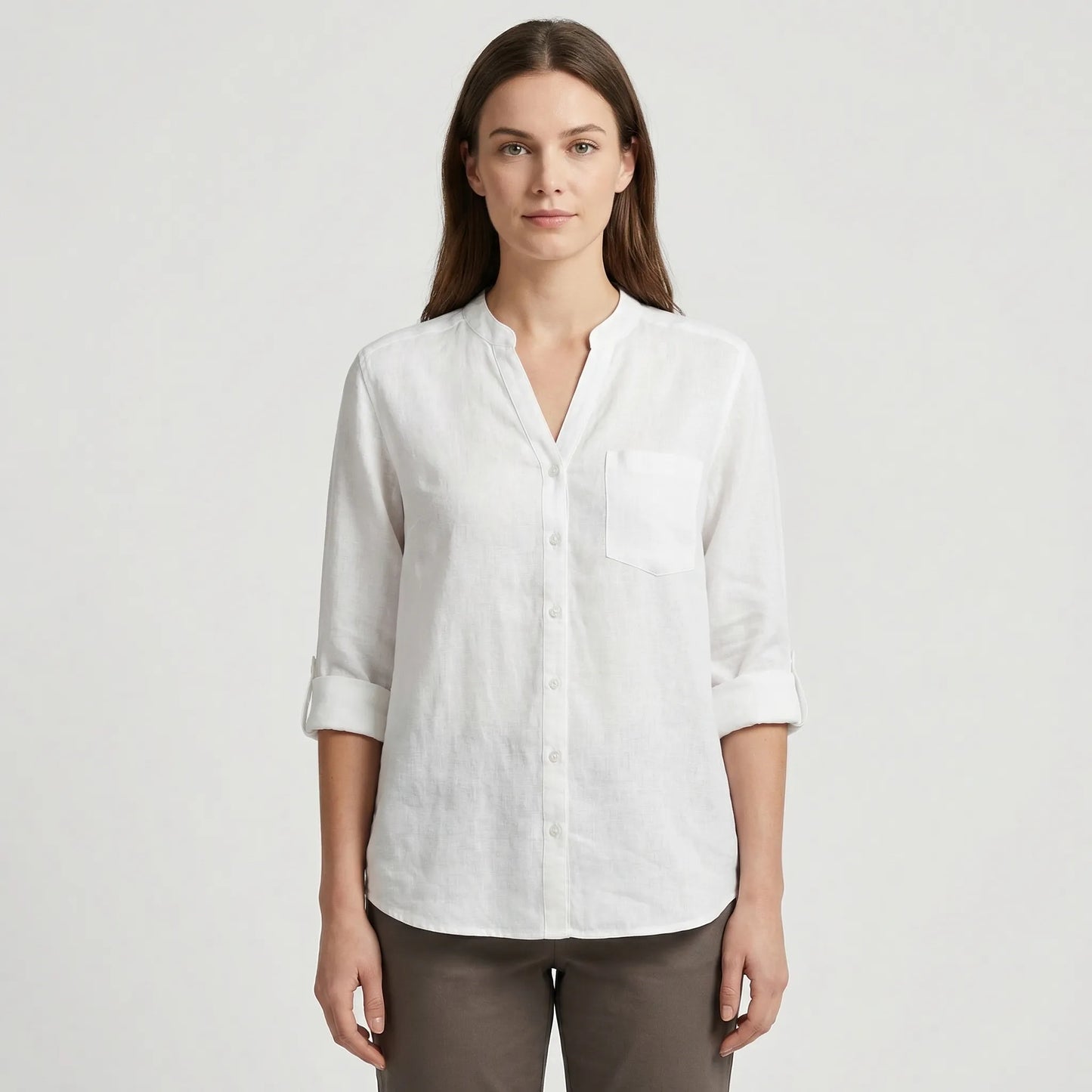 Tailored Button-Up Summer Shirt - Esther