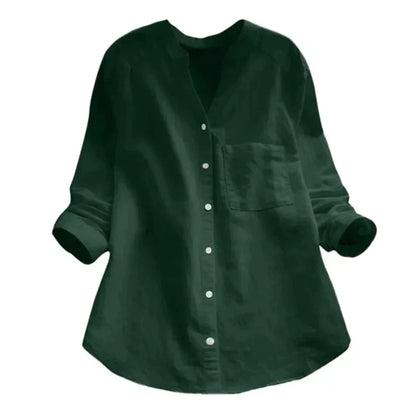 Tailored Button-Up Summer Shirt - Esther