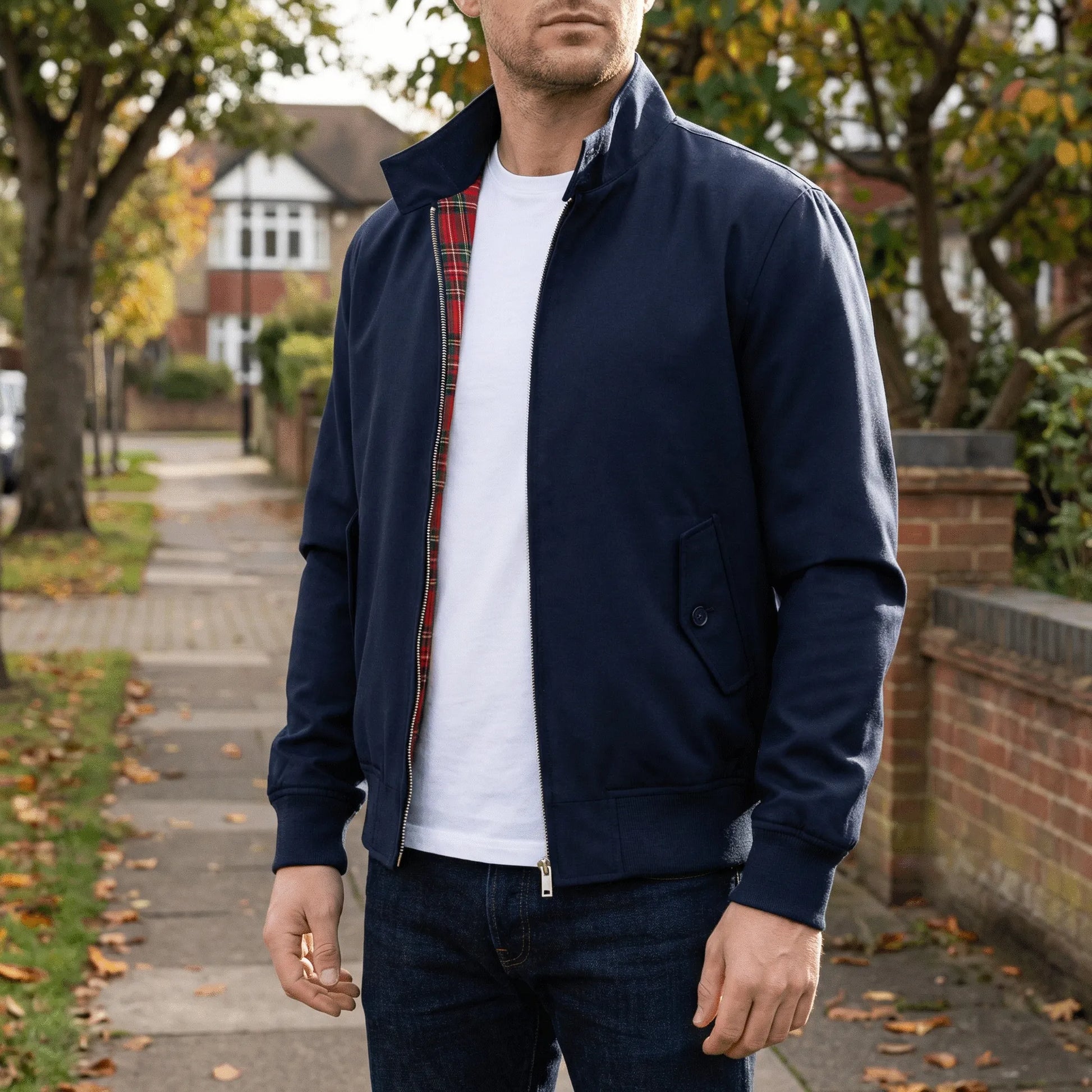 Tailored Harrington Jacket - Devin