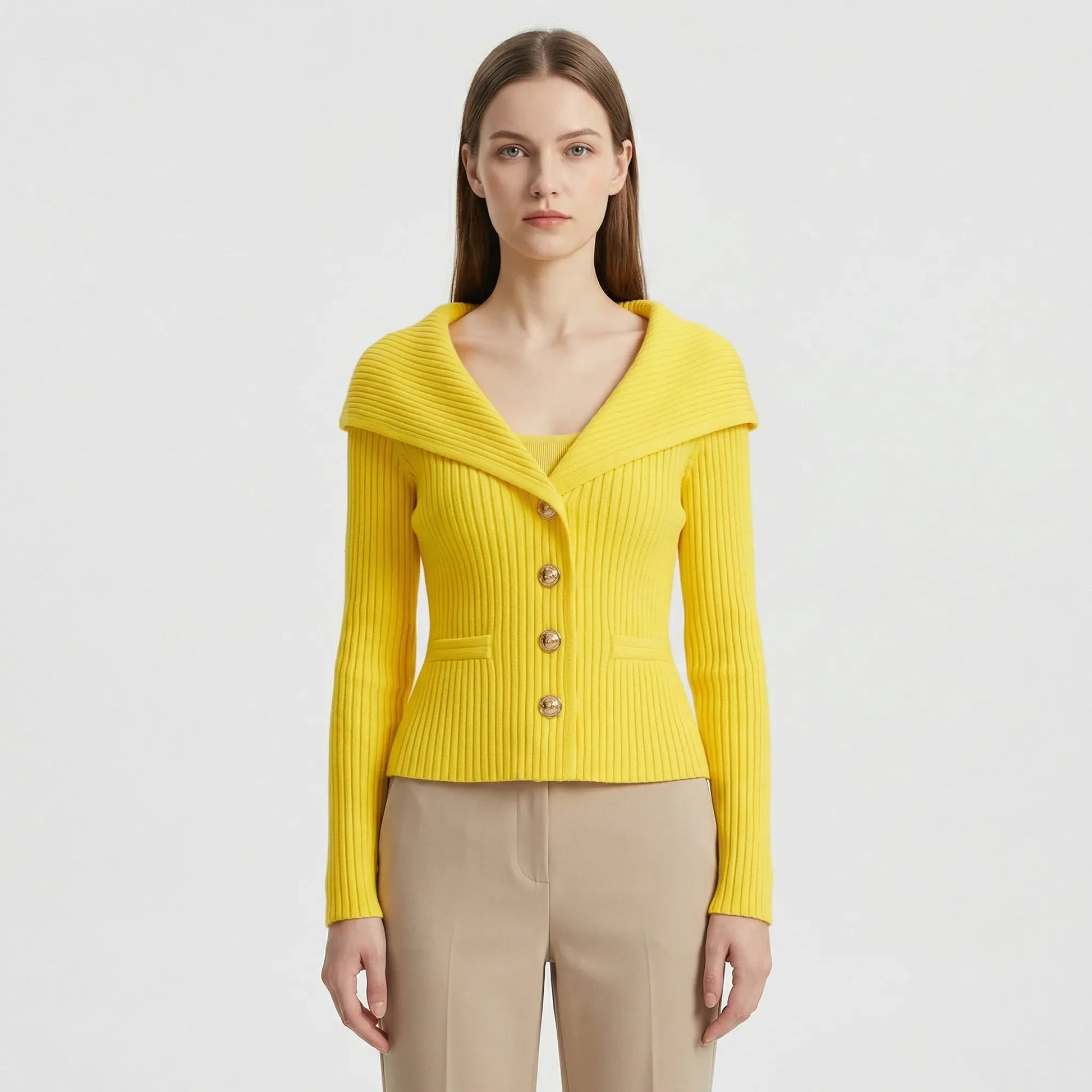 Tailored Knitted Cardigan - Cosima