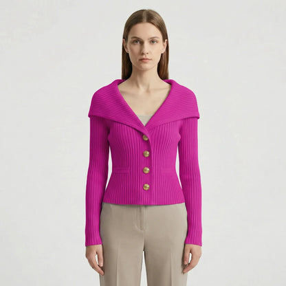 Tailored Knitted Cardigan - Cosima