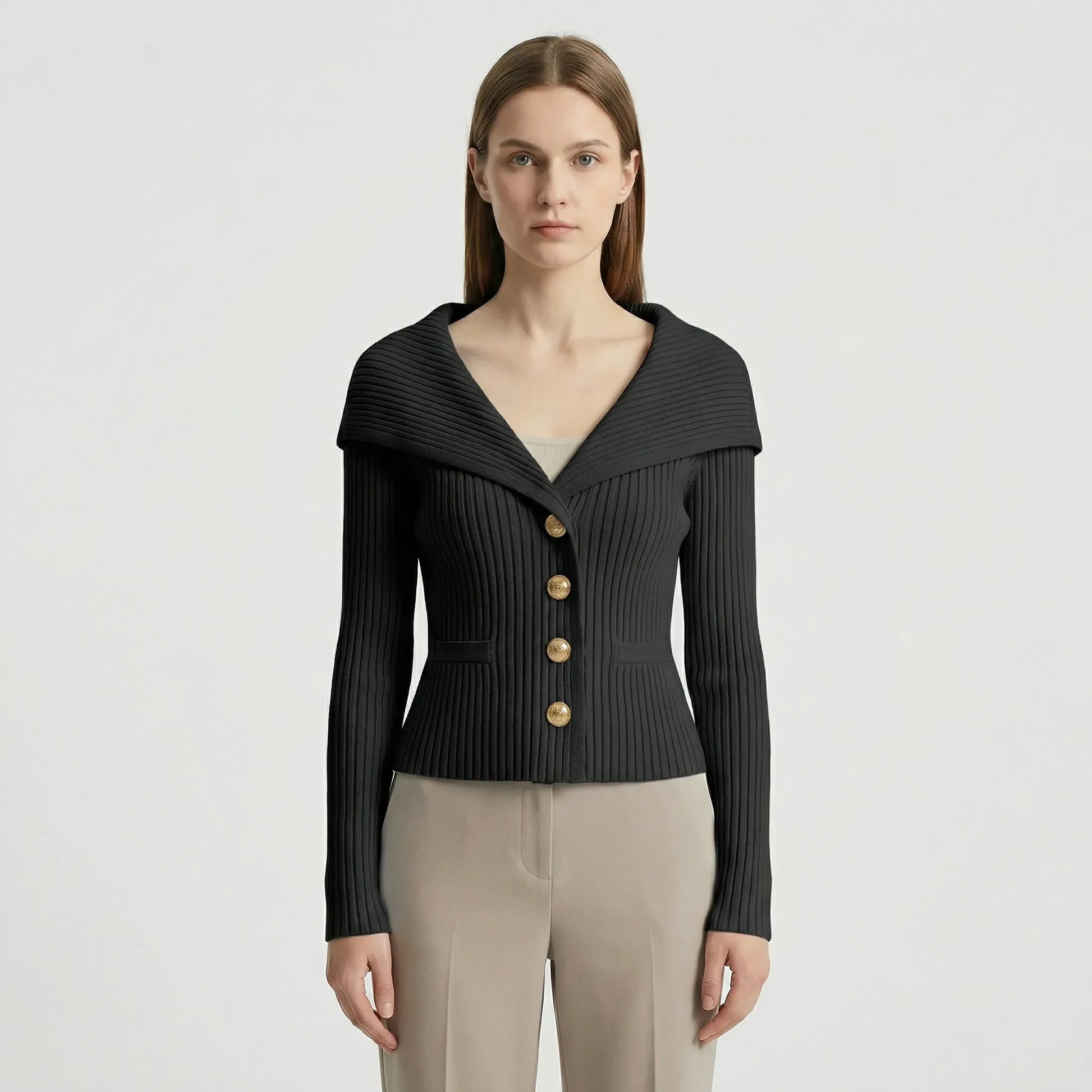 Tailored Knitted Cardigan - Cosima