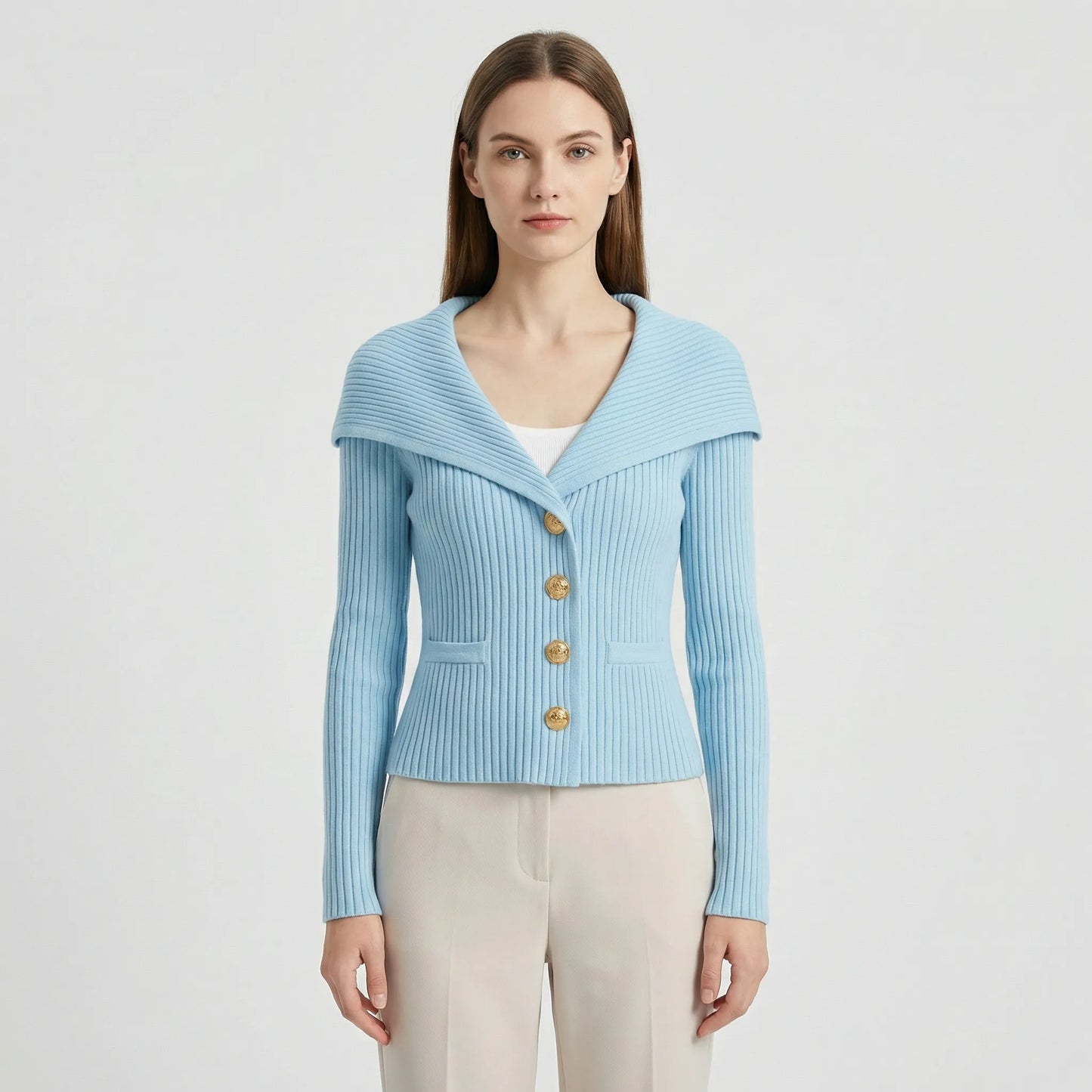 Tailored Knitted Cardigan - Cosima