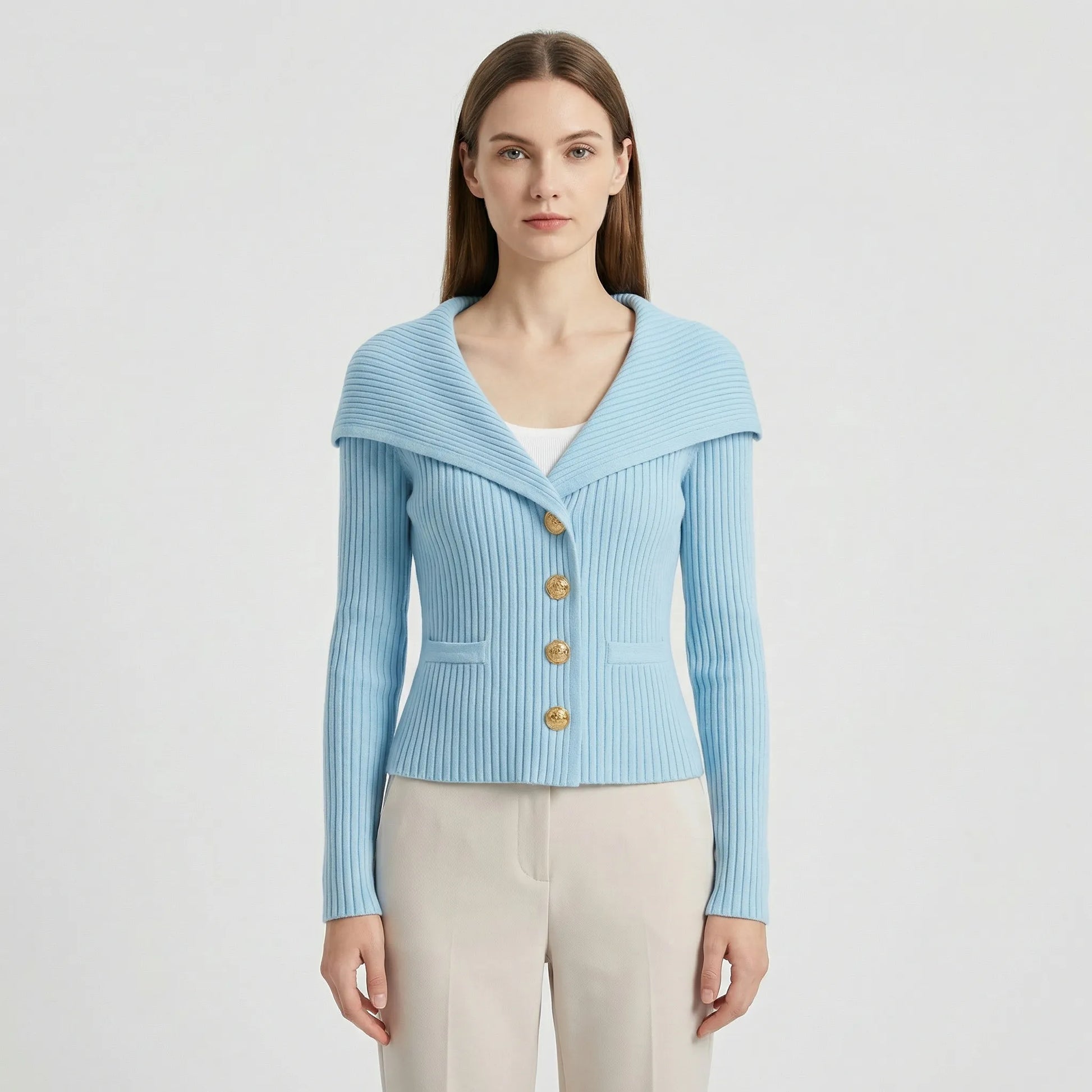 Tailored Knitted Cardigan - Cosima