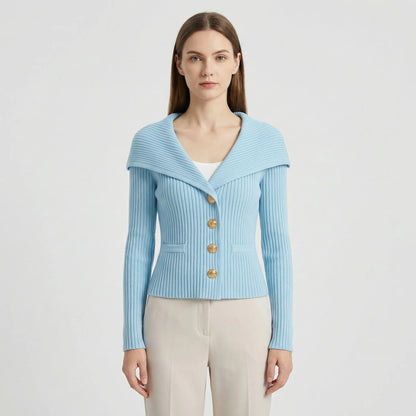 Tailored Knitted Cardigan - Cosima
