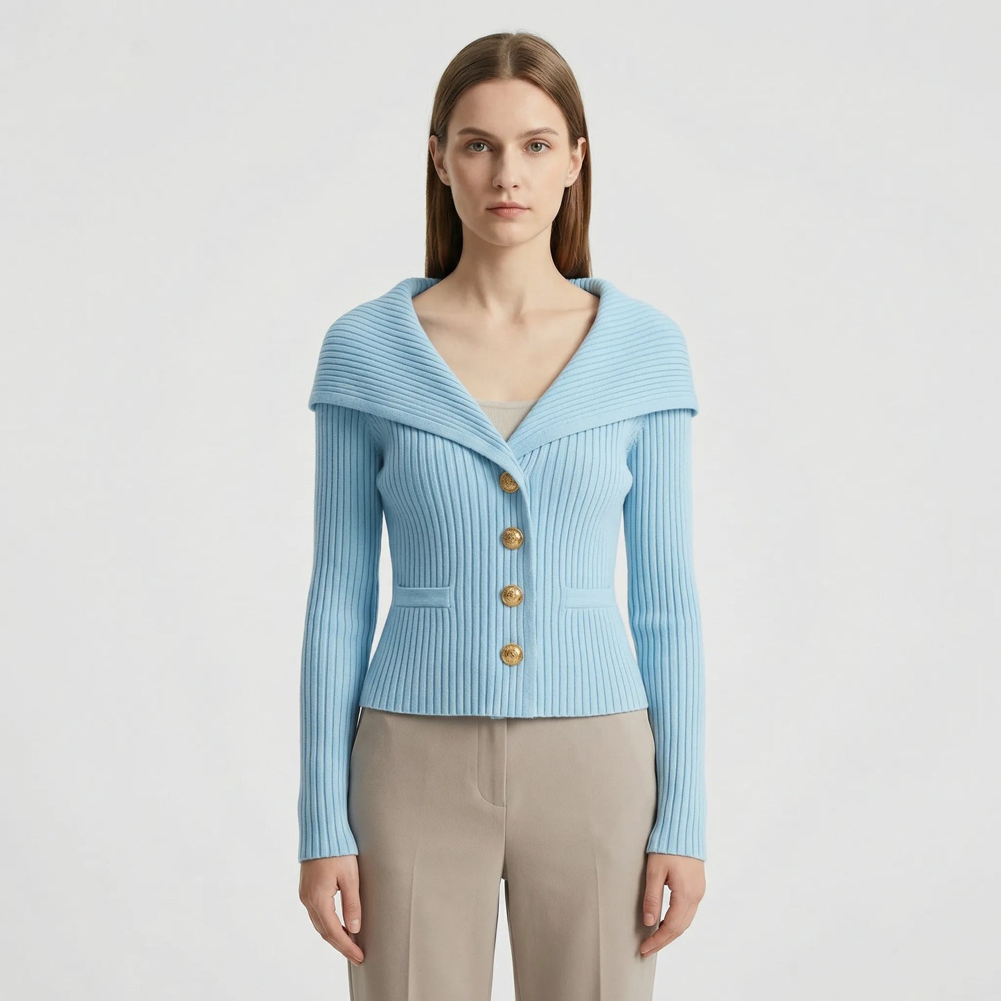 Tailored Knitted Cardigan - Cosima
