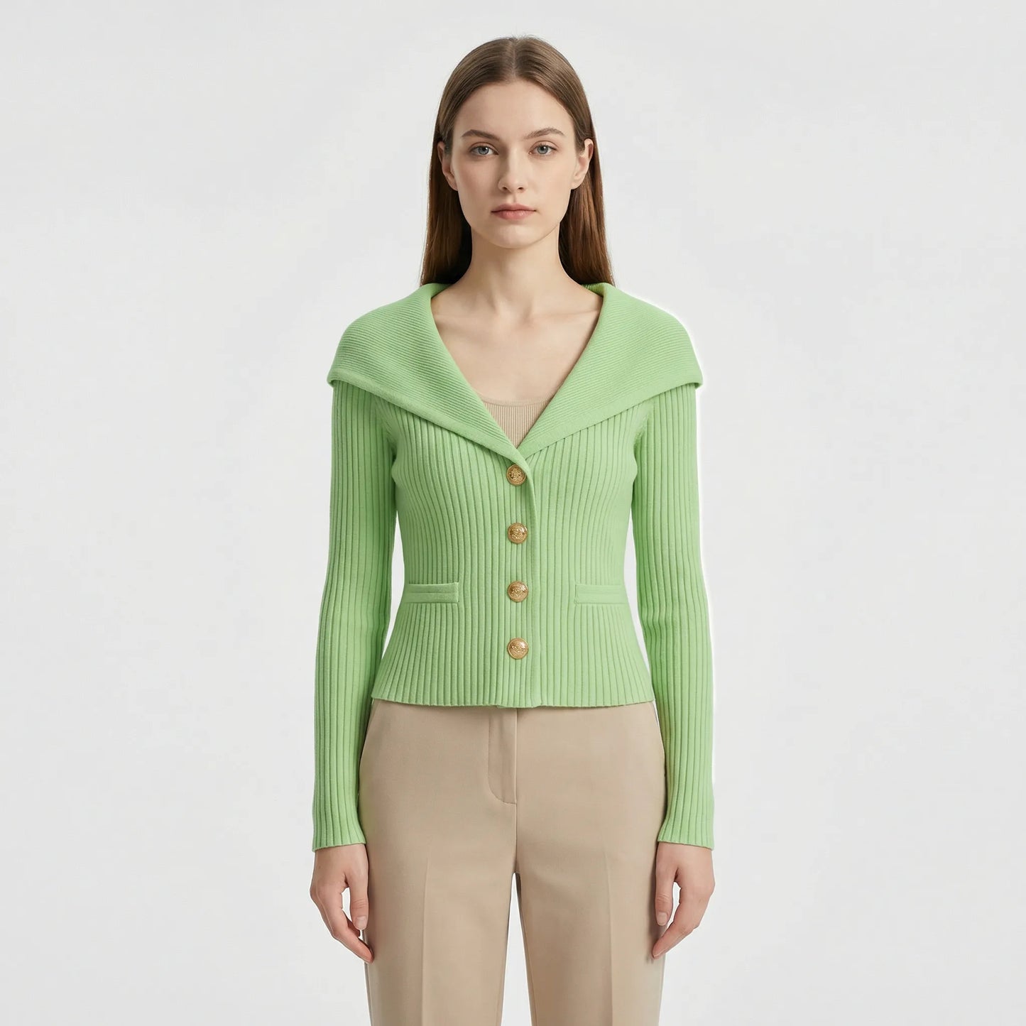 Tailored Knitted Cardigan - Cosima