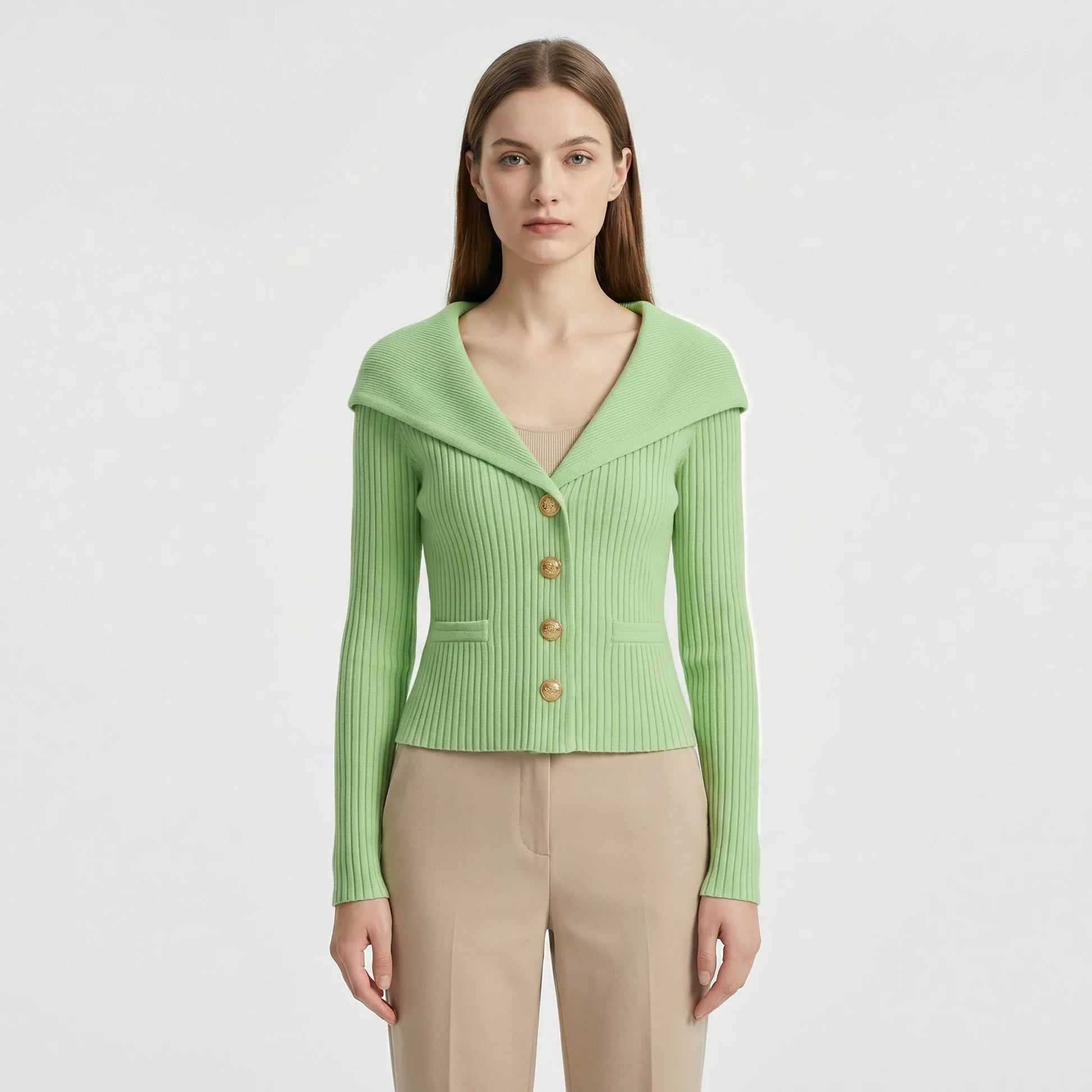 Tailored Knitted Cardigan - Cosima