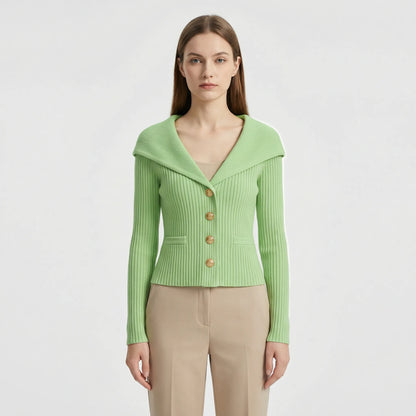Tailored Knitted Cardigan - Cosima